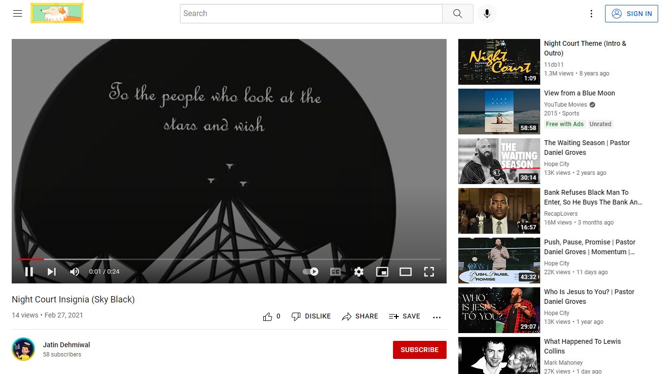 Night Court Insignia (Sky Black) - YouTube